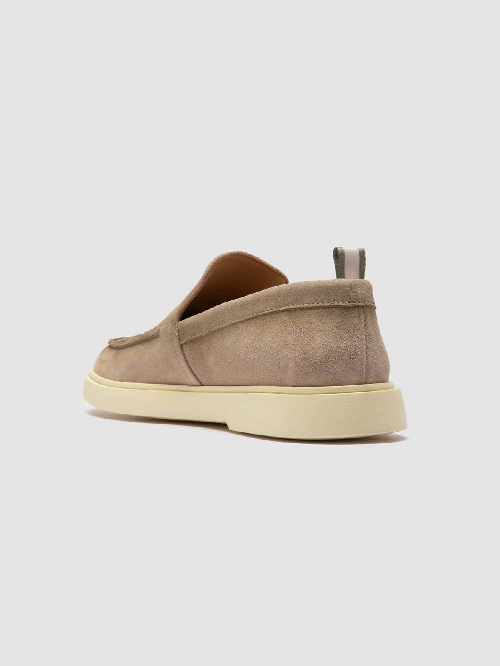 Officine Creative BONES 002 Mocassini in Pelle Scamosciata Beige Outlet