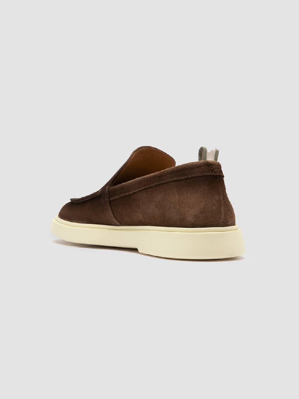 Officine Creative BONES 002 Mocassini in Pelle Scamosciata Tortora Offerte