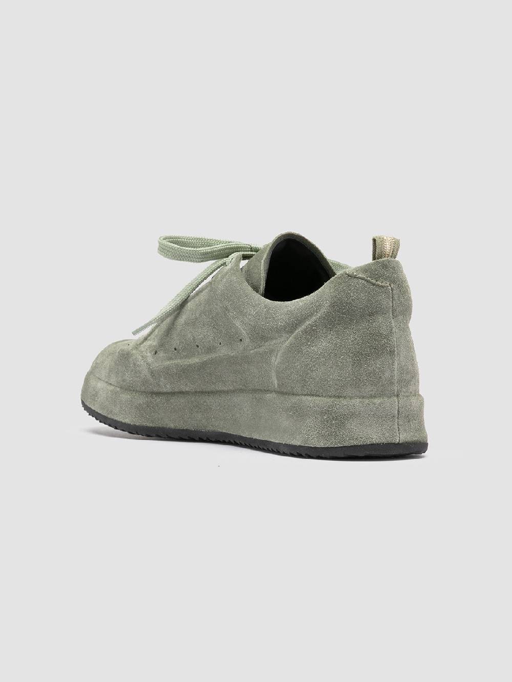 Officine Creative ACE 016 Sneaker in pelle scamosciata Verde In Saldo