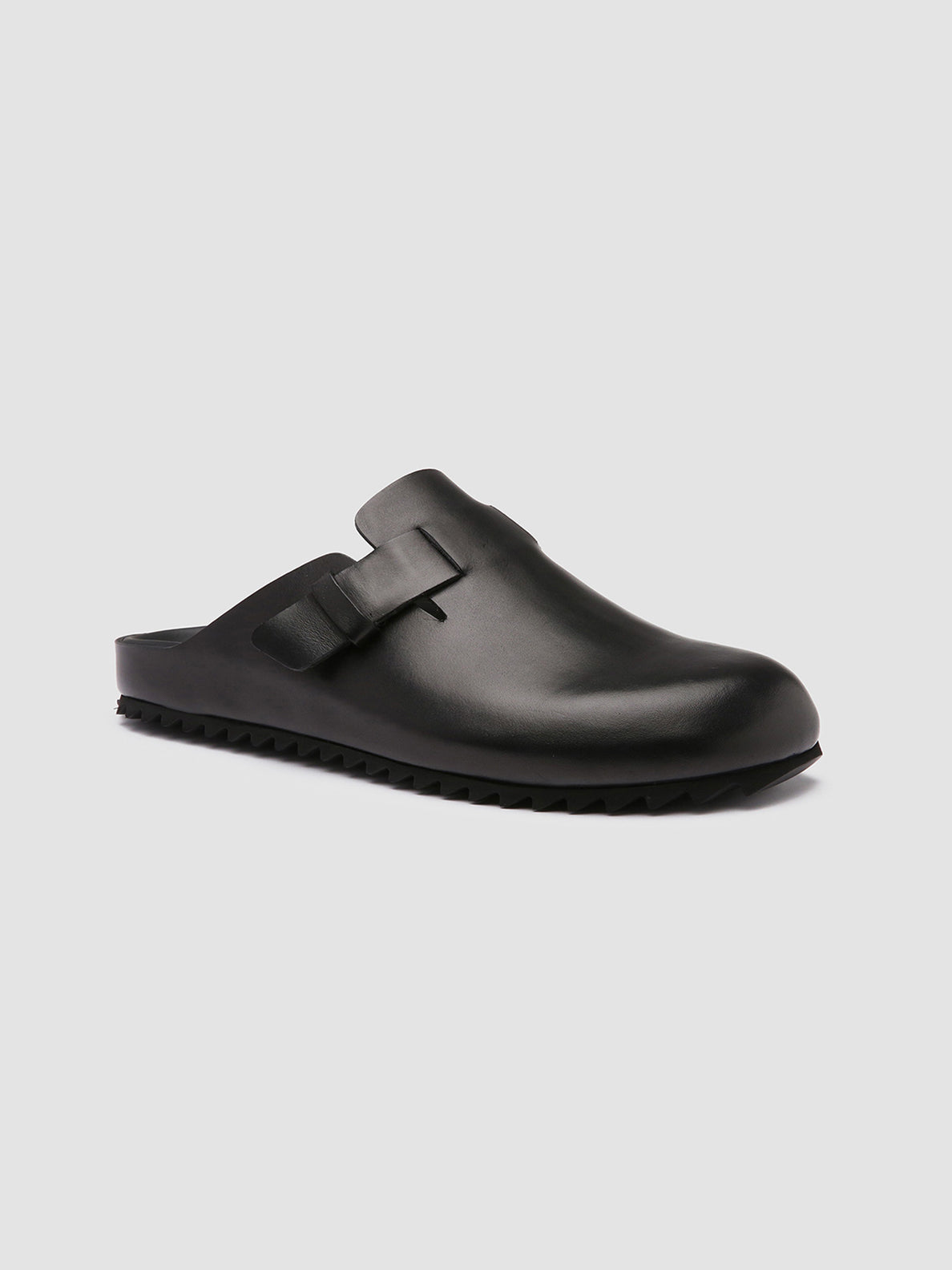 Officine Creative AGORÀ 004 Pantofole in Pelle Nera Italia