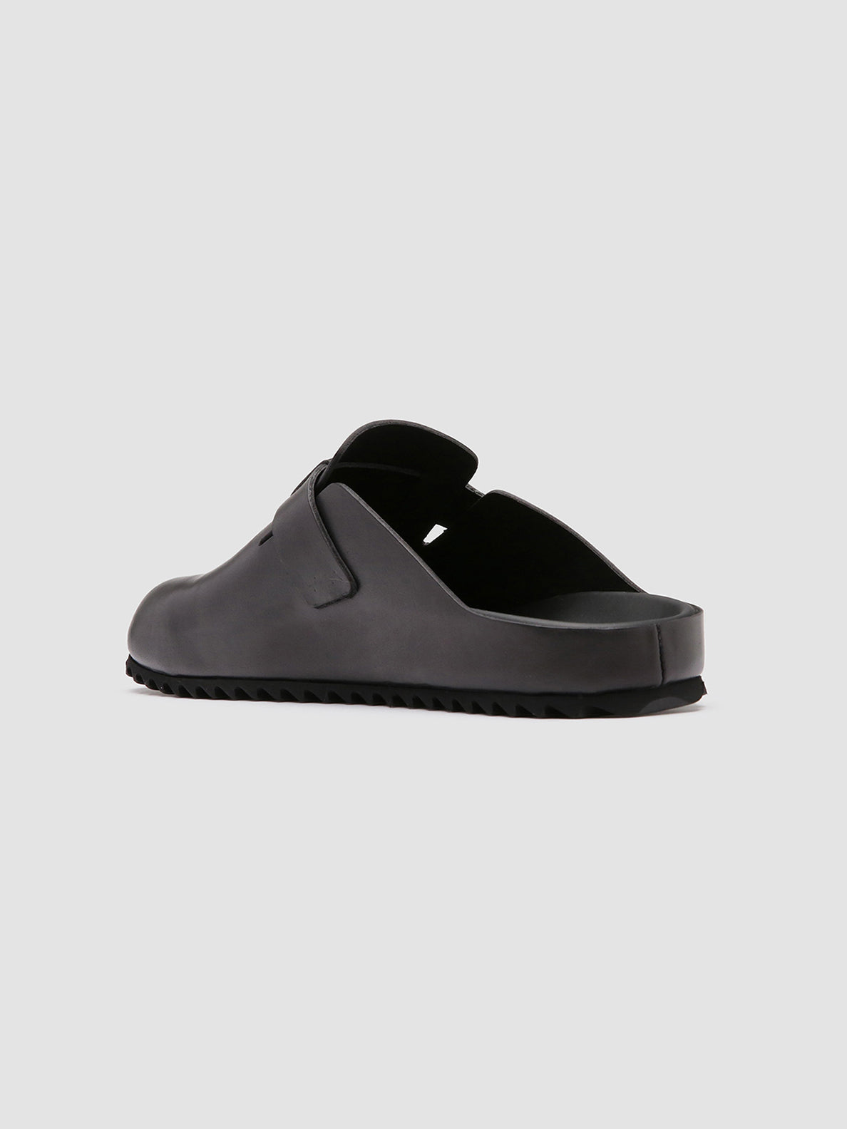 Officine Creative AGORÀ 004 Pantofole in Pelle Nera Italia