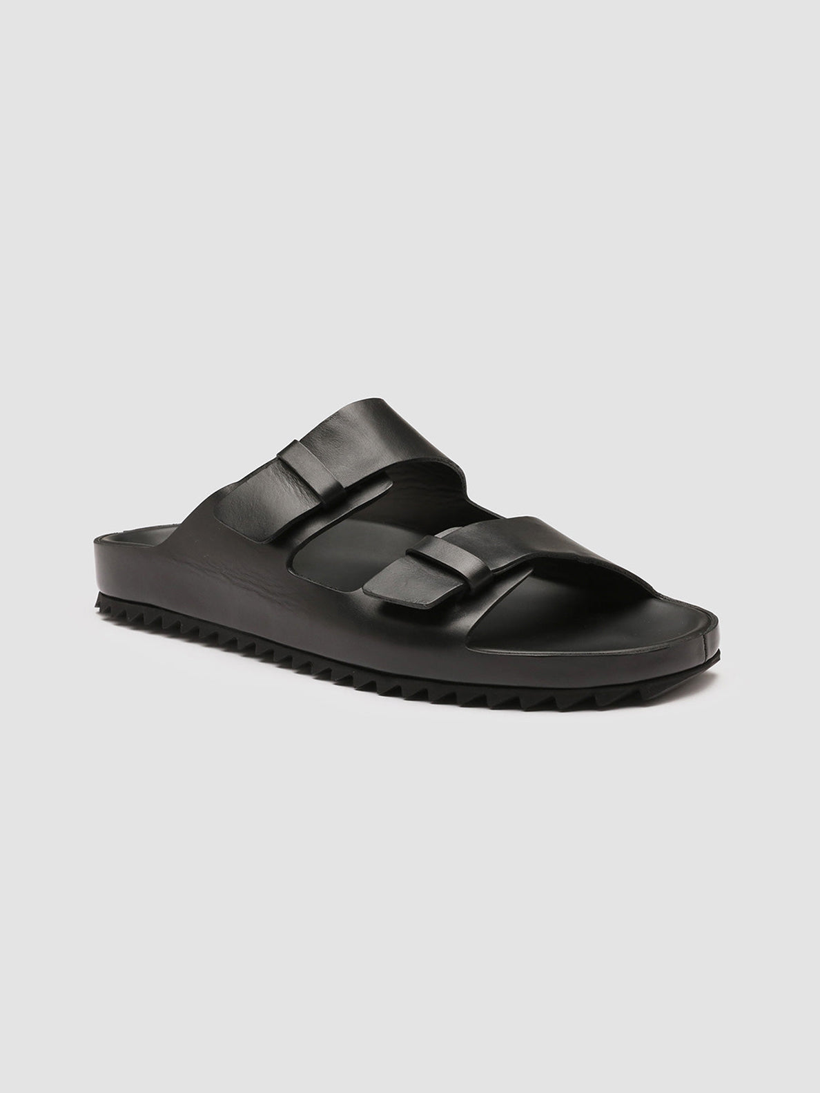 Officine Creative AGORA' 002 Sandali in Pelle Nera 2025