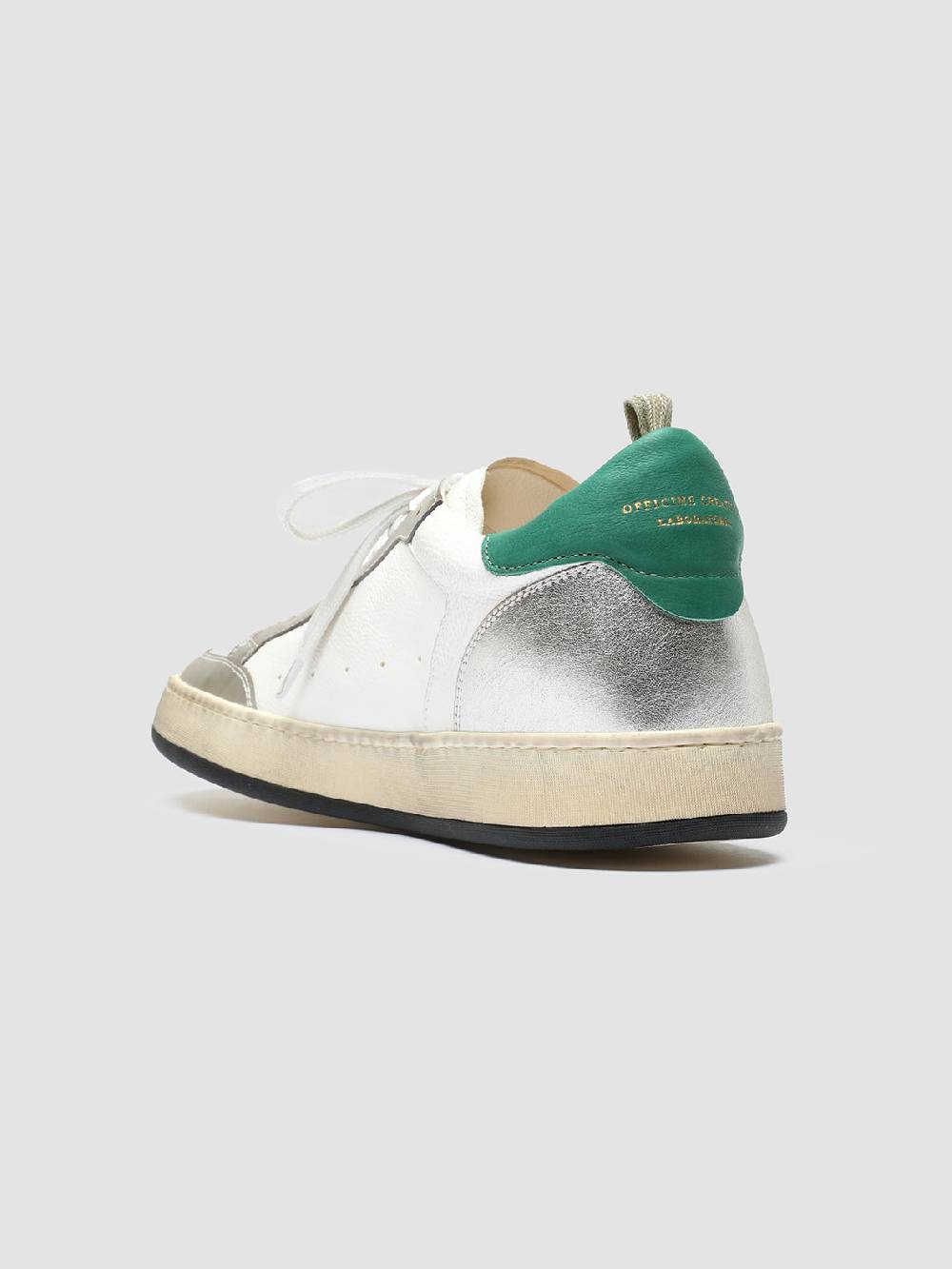 Officine Creative MAGIC 001 Sneakers in Pelle e Camoscio Bianco Soddisfazione Garantita