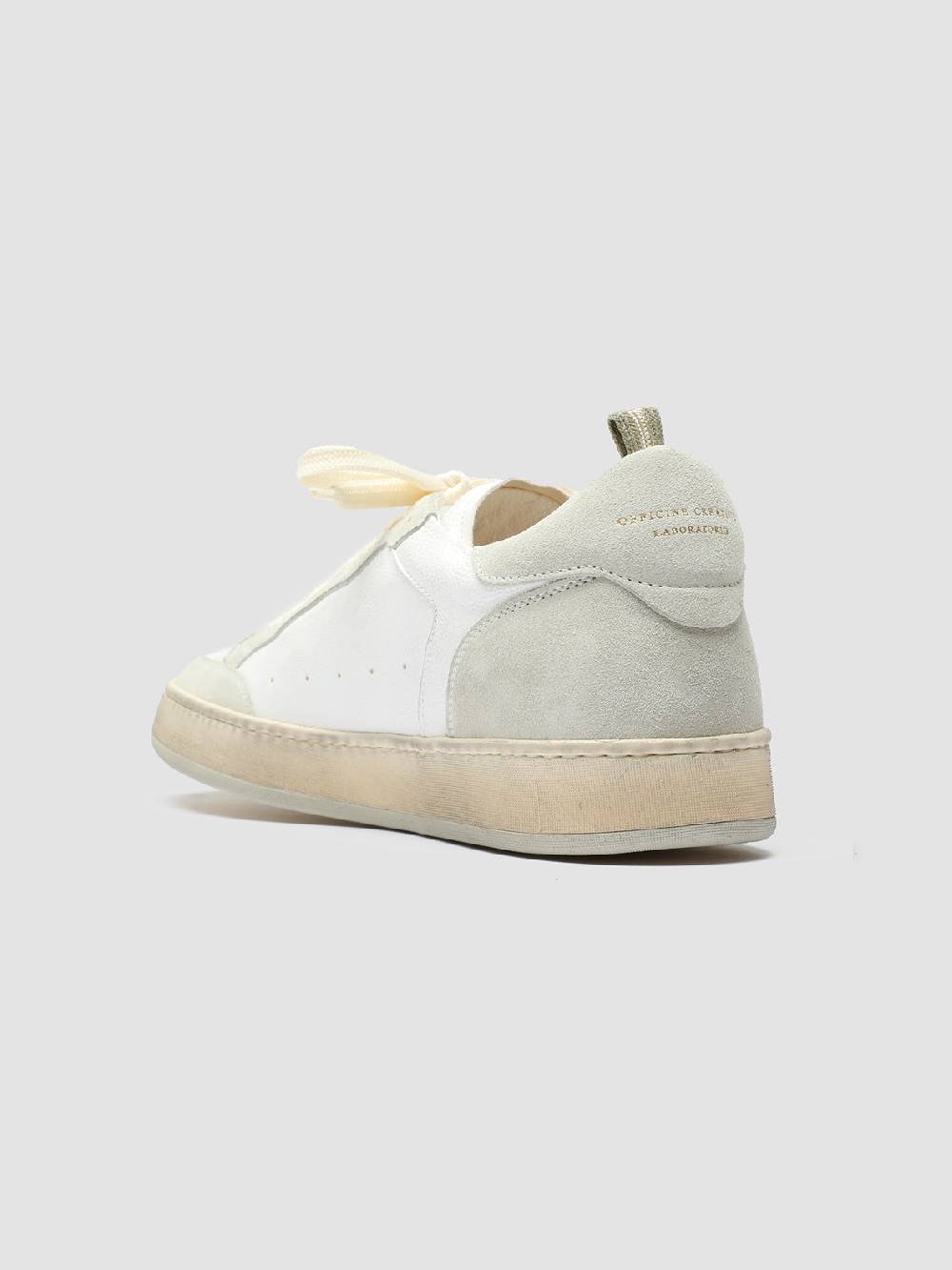 Officine Creative MAGIC 001 Sneakers in Pelle e Camoscio Bianco Qualità Garantita