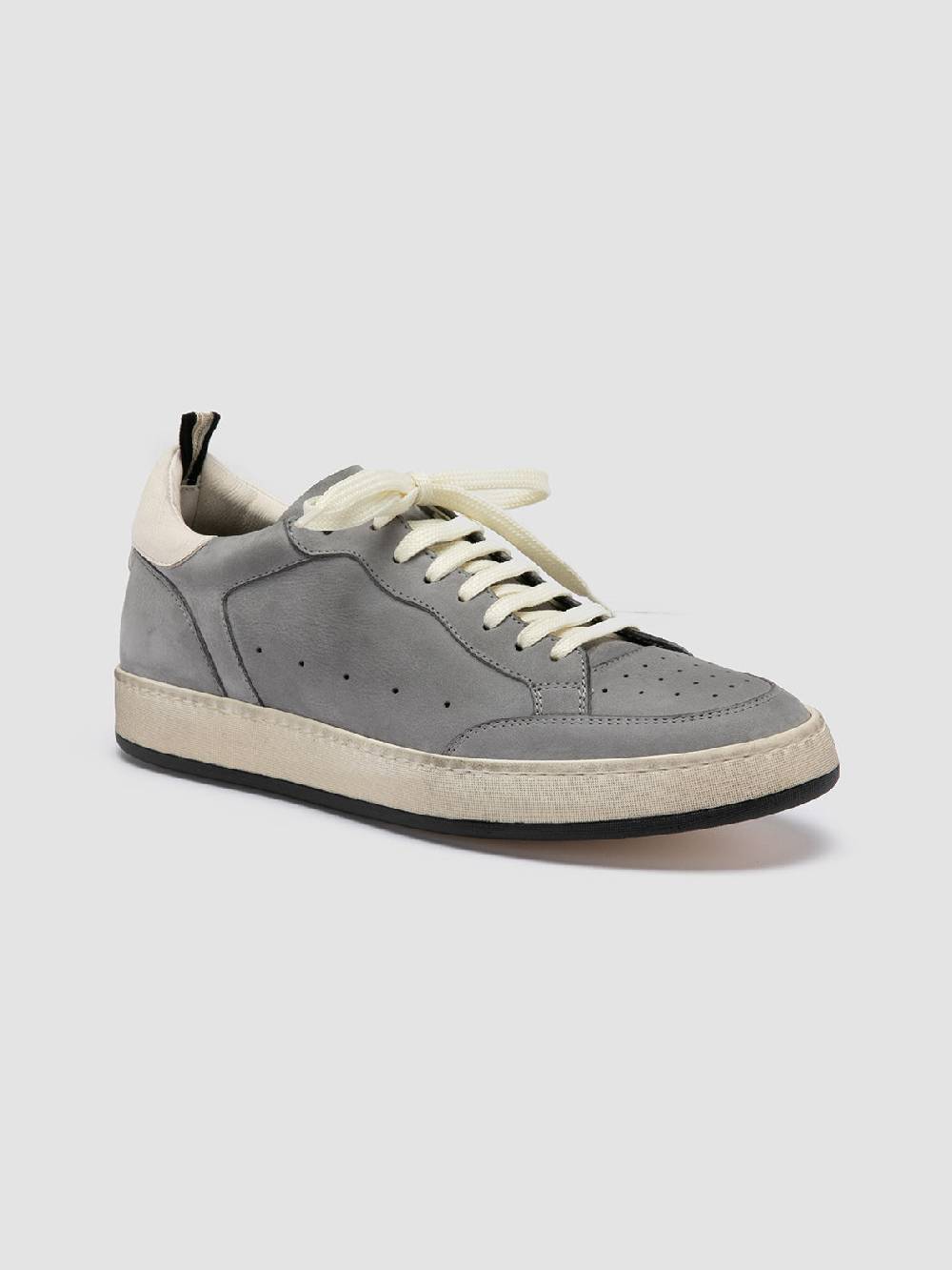 Officine Creative MAGIC 002 Sneakers Basse in Nabuk Grigio Fino Al -60%