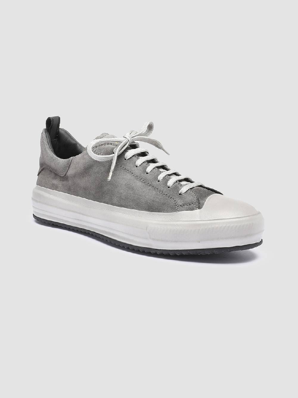 Officine Creative MES 009 Sneakers in Pelle Scamosciata Grigia Shopping Online
