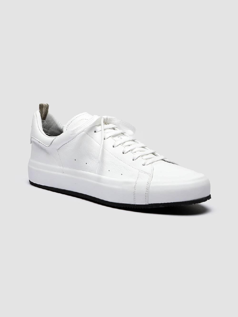 Officine Creative PRIMARY 001 Sneakers in Pelle Bianca Prezzo Ridotto