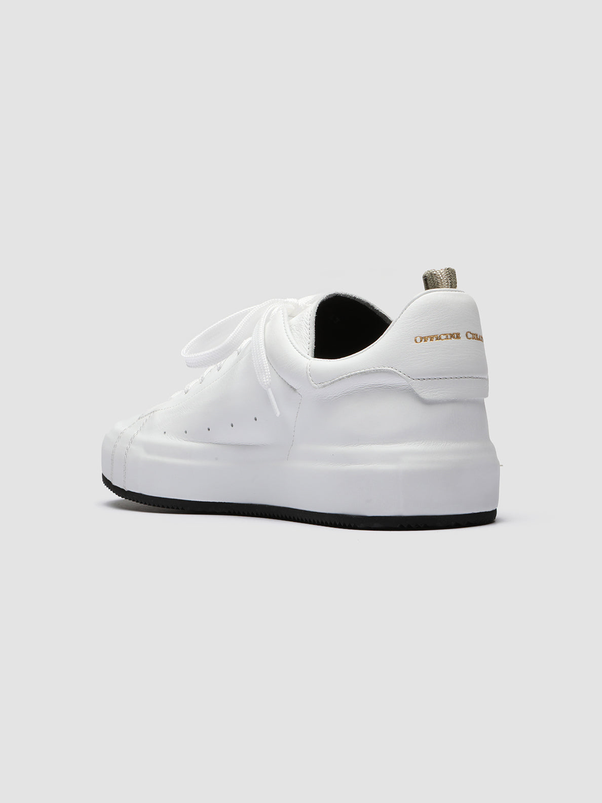 Officine Creative PRIMARY 001 Sneakers in Pelle Bianca Prezzo Ridotto