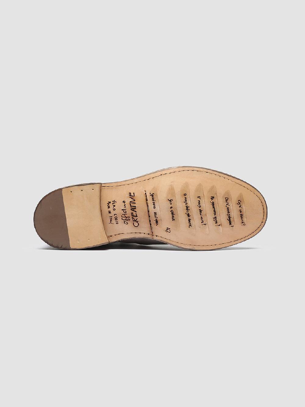 Officine Creative STEPLE 015 Stivaletti Chelsea in Pelle Scamosciata Sottocosto