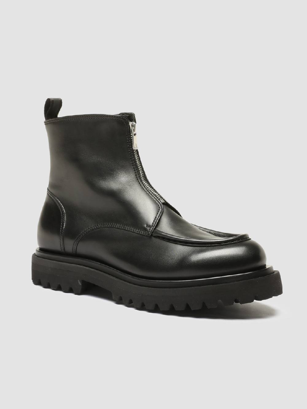 Officine Creative EVENTUAL 018 Stivali Zip in Pelle Nera Online