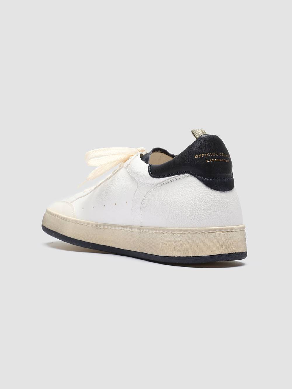 Officine Creative MAGIC 001 Sneakers in Pelle e Camoscio Bianco Offerte
