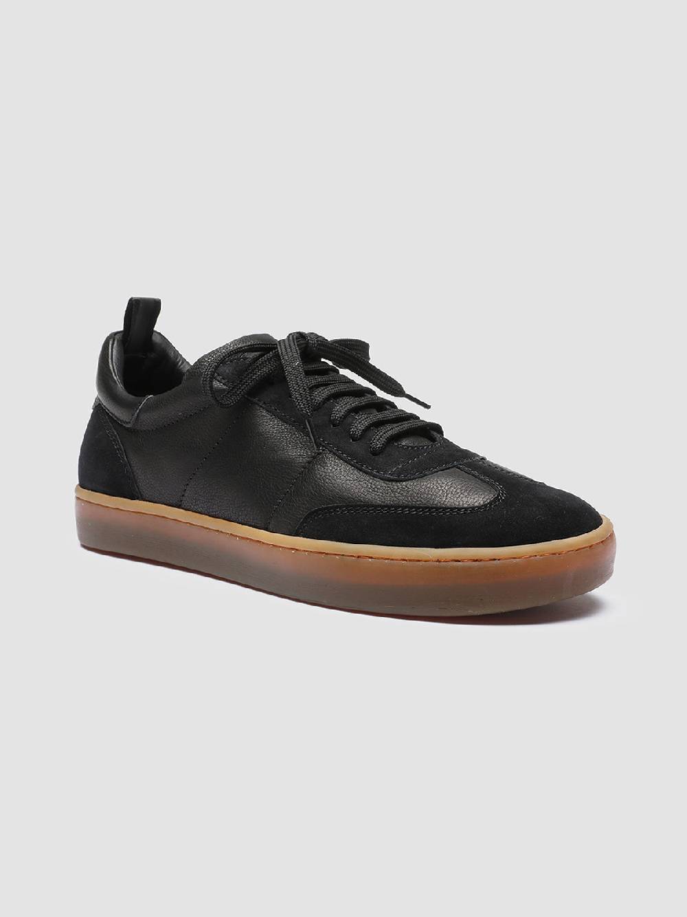 Officine Creative KOMBINED 001 Sneakers in Pelle Nera con Suola in Lattice Hotsell