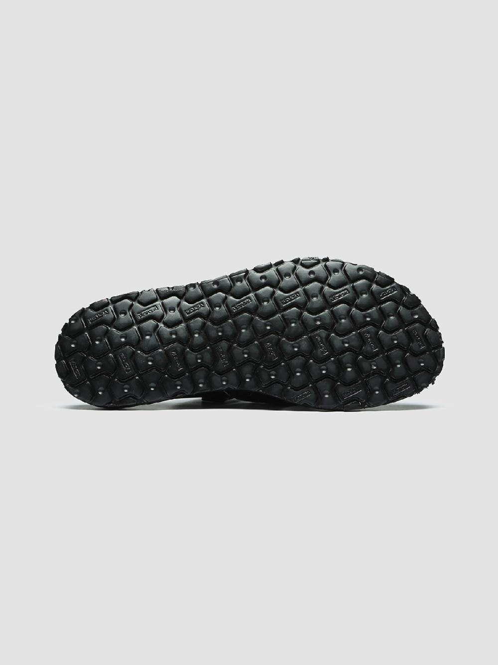 Officine Creative CHIOS 005 Sandali in Pelle Nera Vendita Calda
