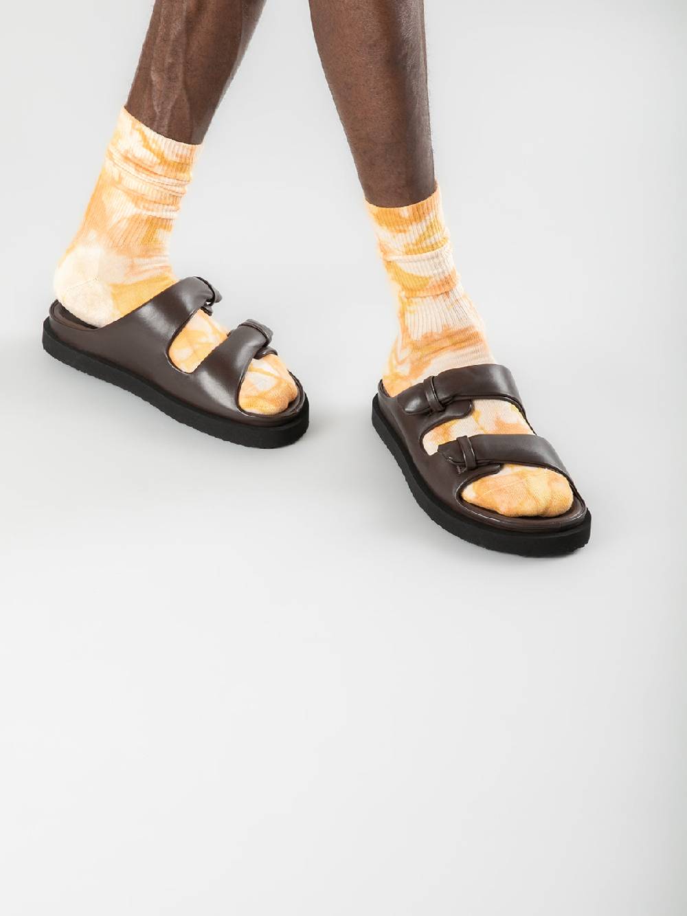 Officine Creative CHORA 001 Sandali in Pelle Marrone Vendita Economica
