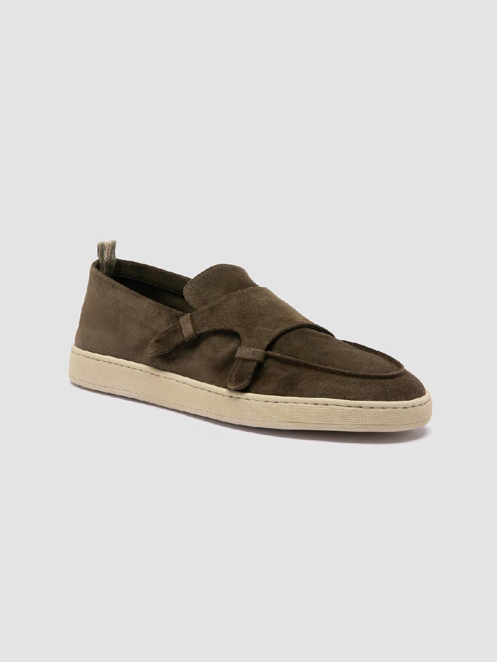 Officine Creative HERBIE 005 Sneaker Basse in Pelle Verde I Più Venduti