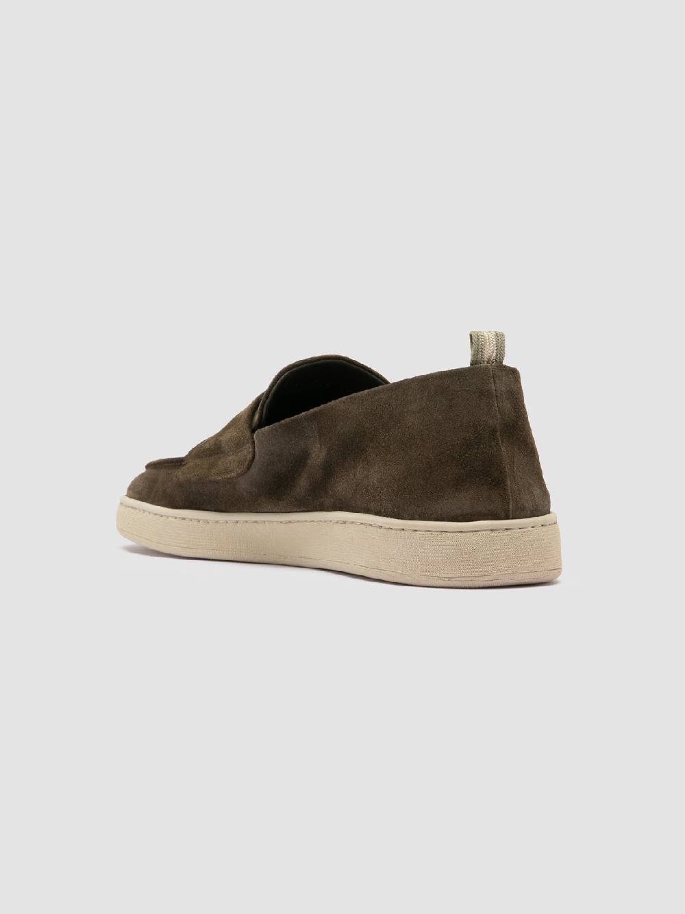 Officine Creative HERBIE 005 Sneaker Basse in Pelle Verde I Più Venduti