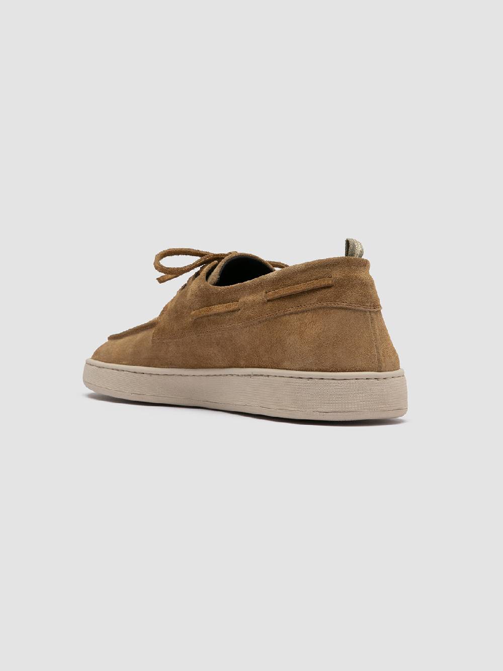 Officine Creative HERBIE 009 Sneaker Basse in Pelle Scamosciata Tortora Vendite Flash