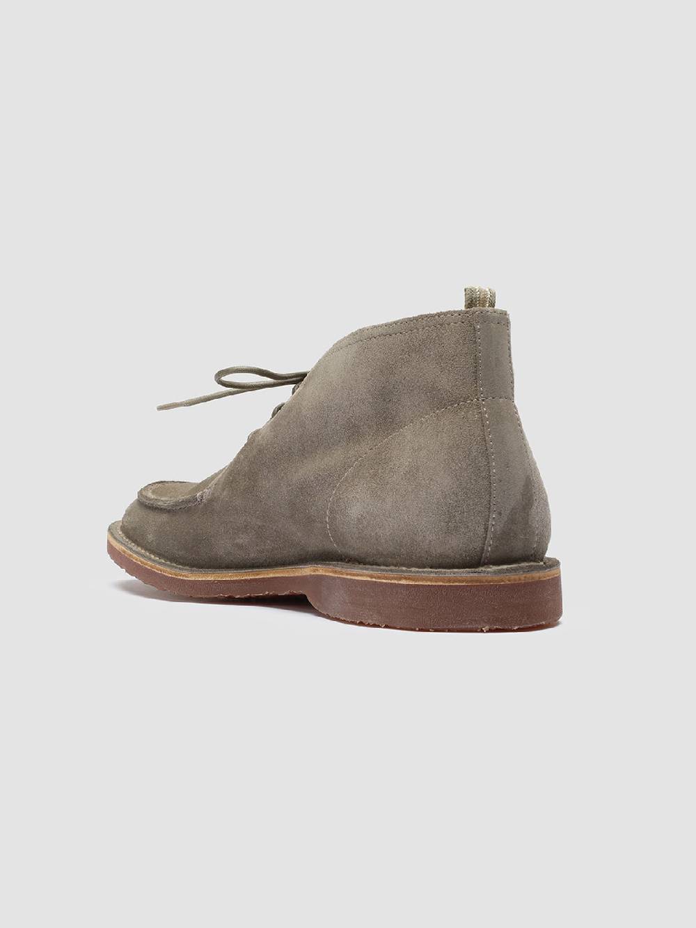 Officine Creative KENT 002 Stivaletti in Pelle Scamosciata Verde Negozio