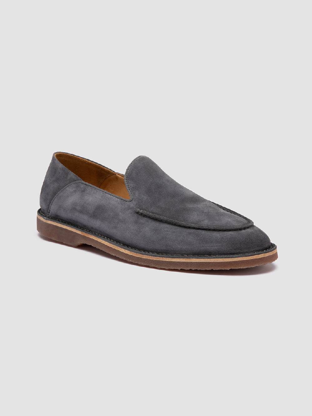 Officine Creative KENT 007 Mocassini in Pelle Scamosciata Blu 2025