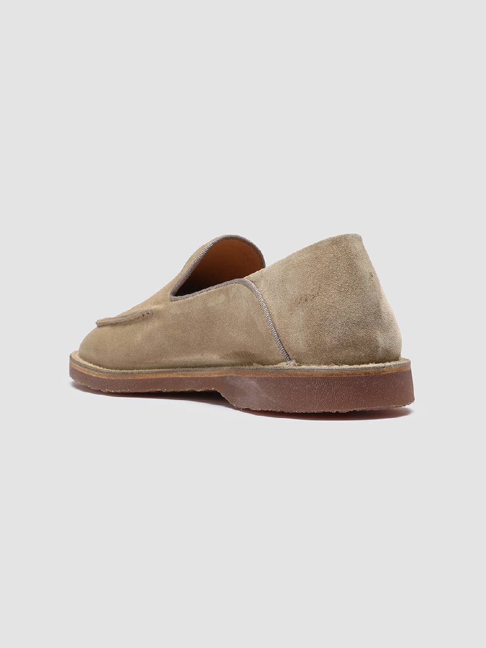 Officine Creative KENT 007 Mocassini in Pelle Scamosciata Marrone Italy