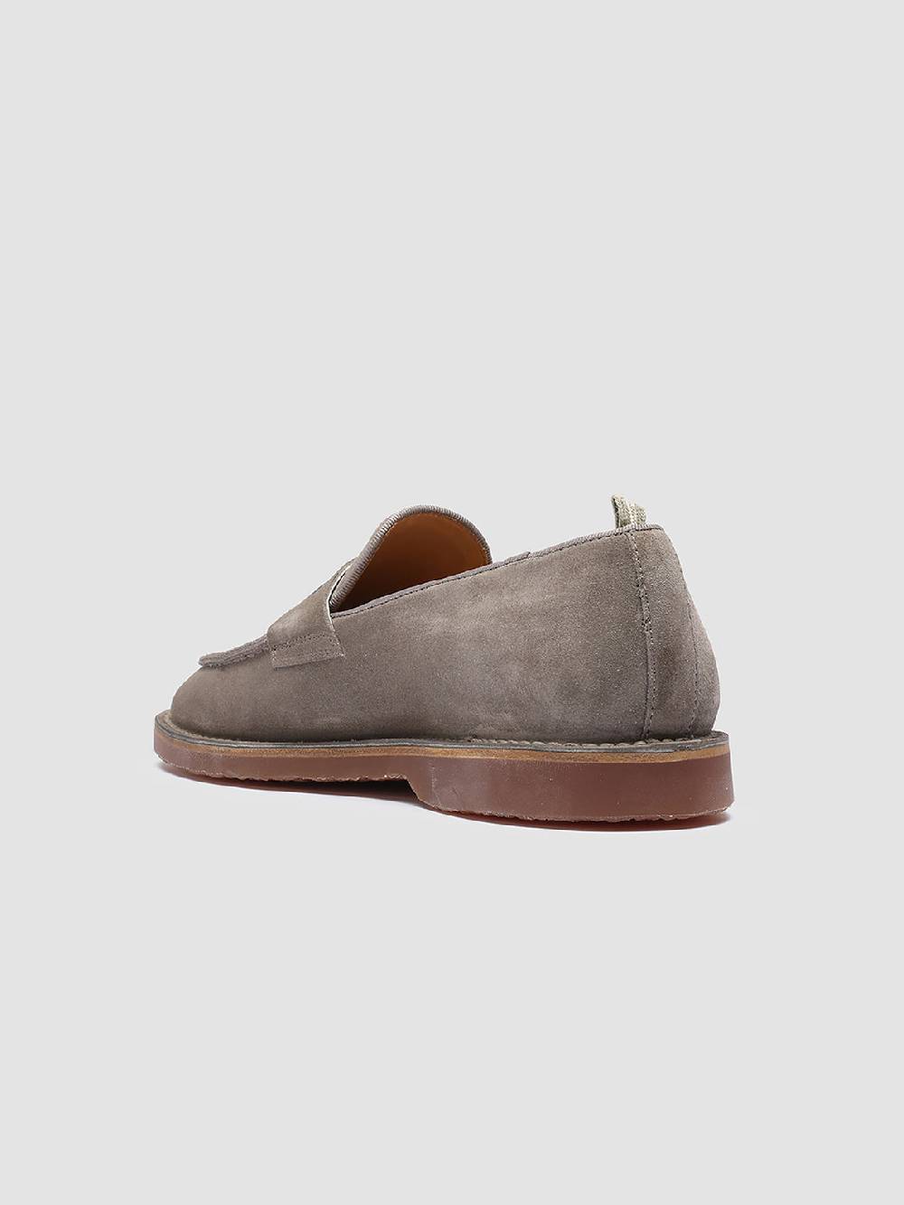 Officine Creative KENT 008 Mocassini in Pelle Scamosciata Tortora Italia