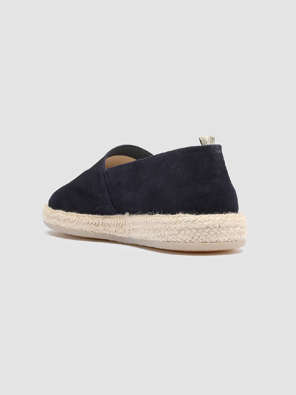 Officine Creative ROPED 001 Mocassini in Camoscio Blu 2025