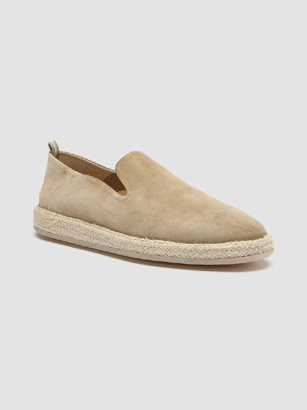 Officine Creative ROPED 002 Slip-on in Pelle Scamosciata Marrone Nuovo