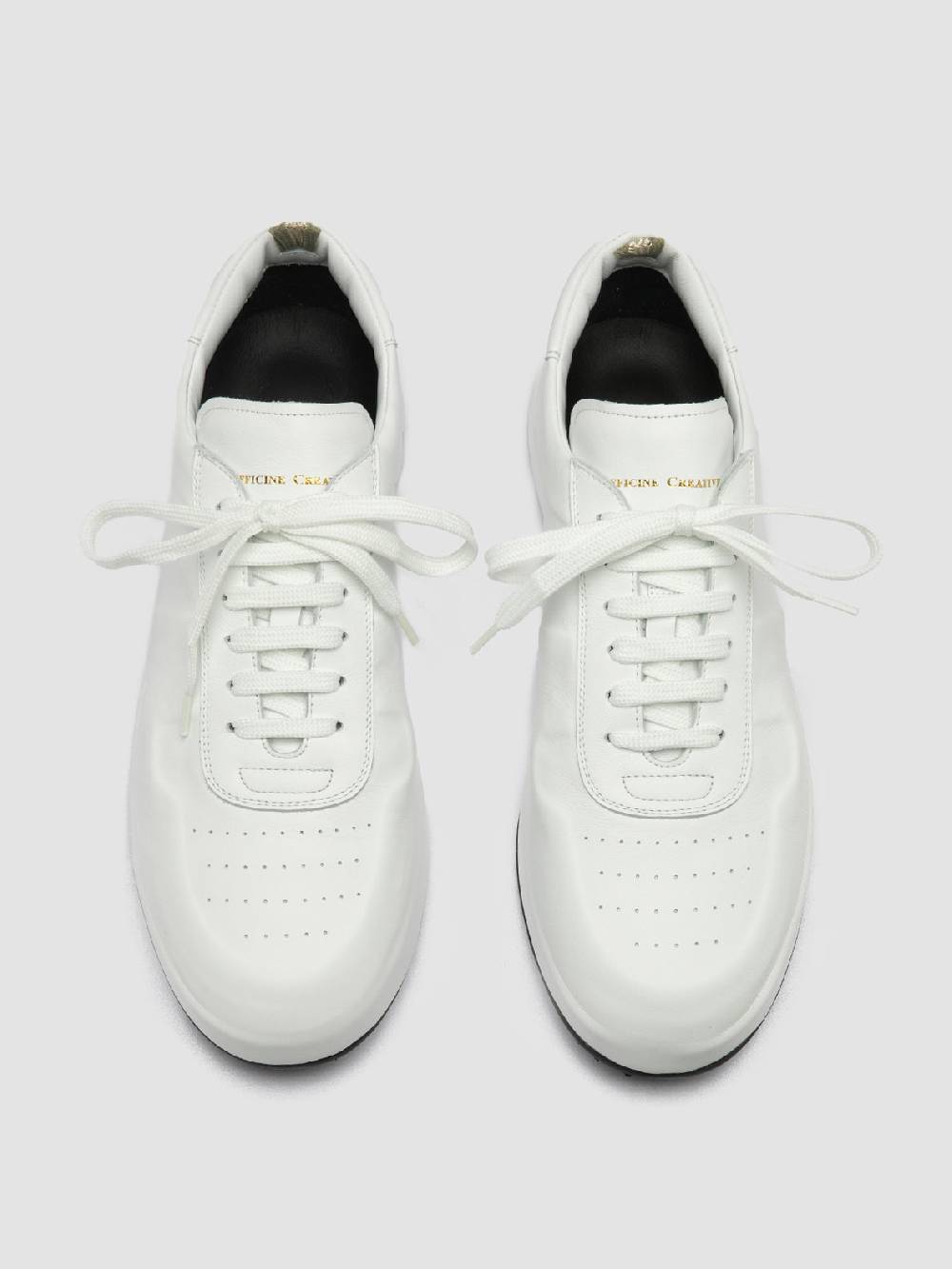 Officine Creative ACE 010 Sneakers in Pelle Bianca Spedizione Gratuita