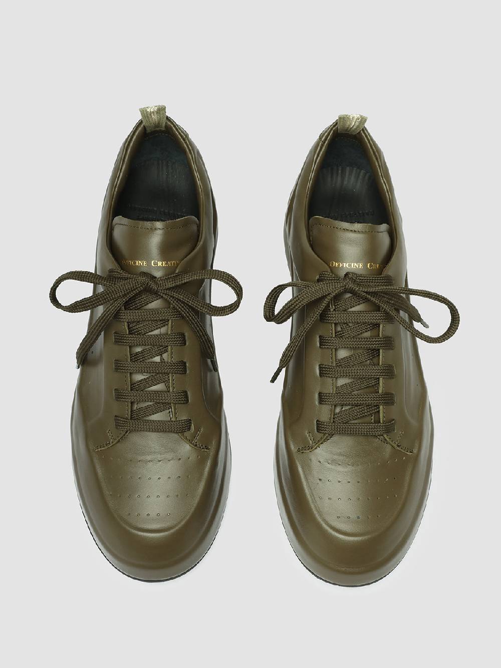 Officine Creative ACE 016 Sneaker in Pelle Verde Soddisfazione Garantita
