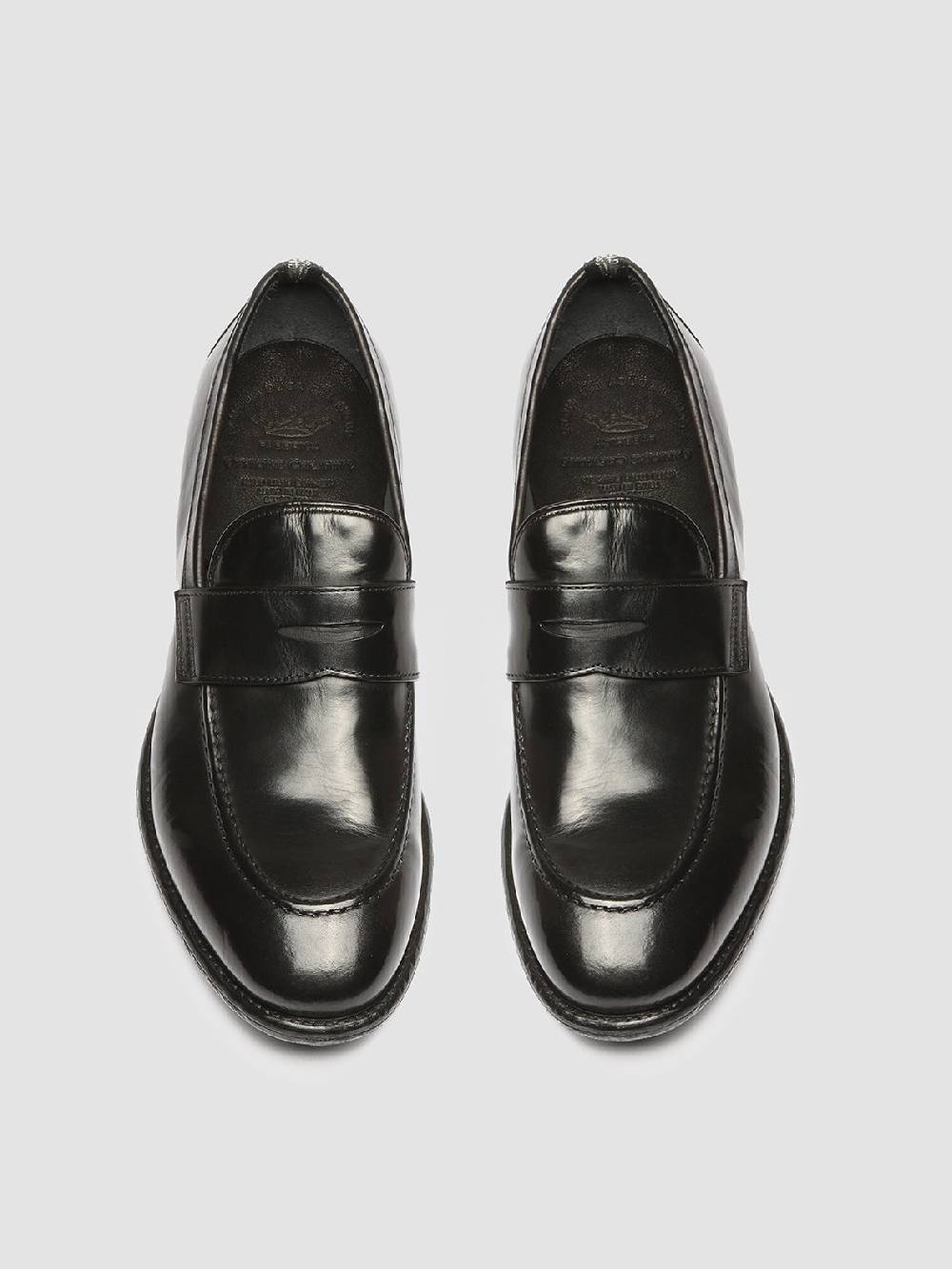Officine Creative EMORY 024 Mocassini in Pelle Nera Acquista Ora