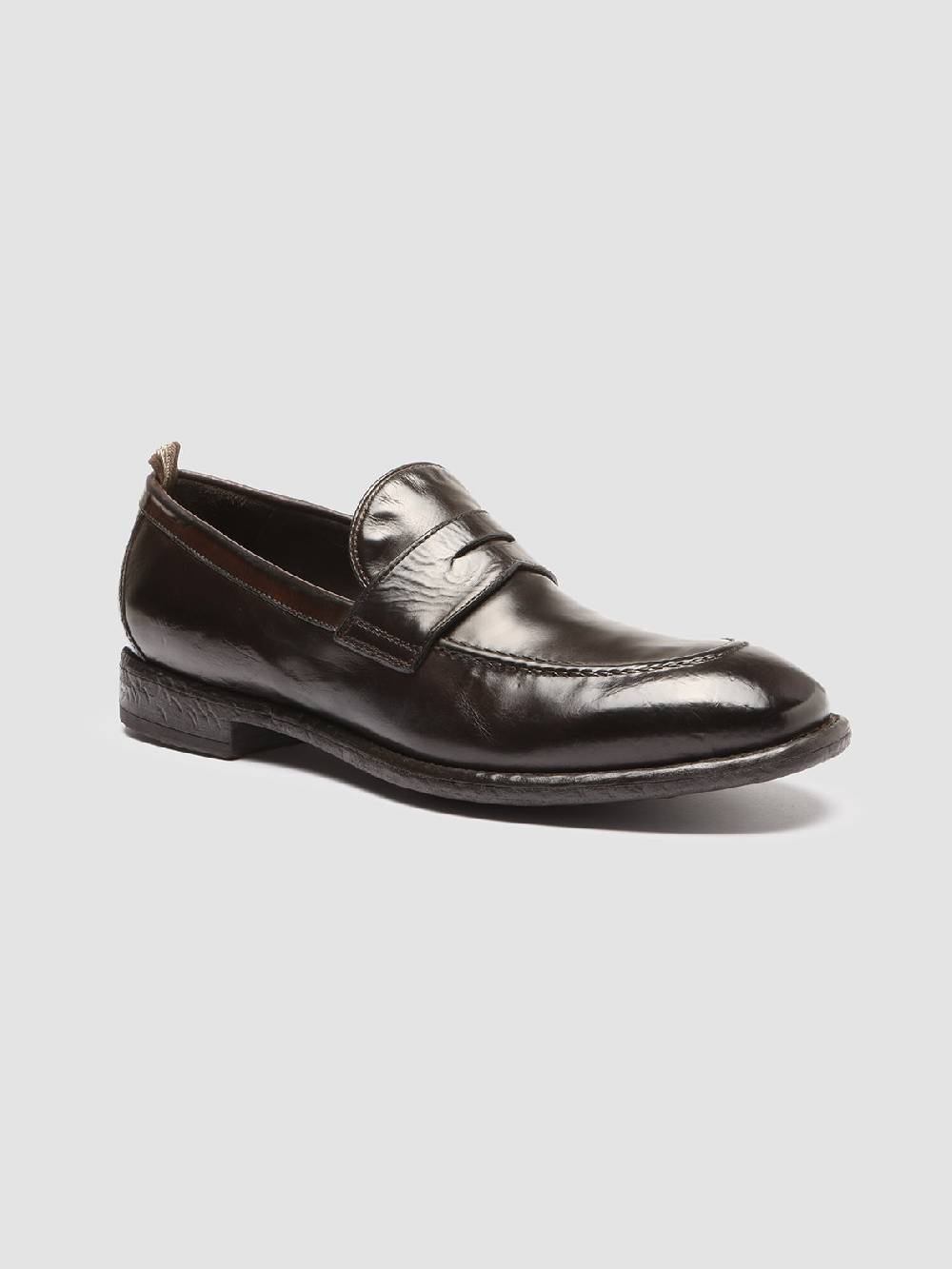Officine Creative EMORY 024 Mocassini in Pelle Marrone Soddisfazione Garantita