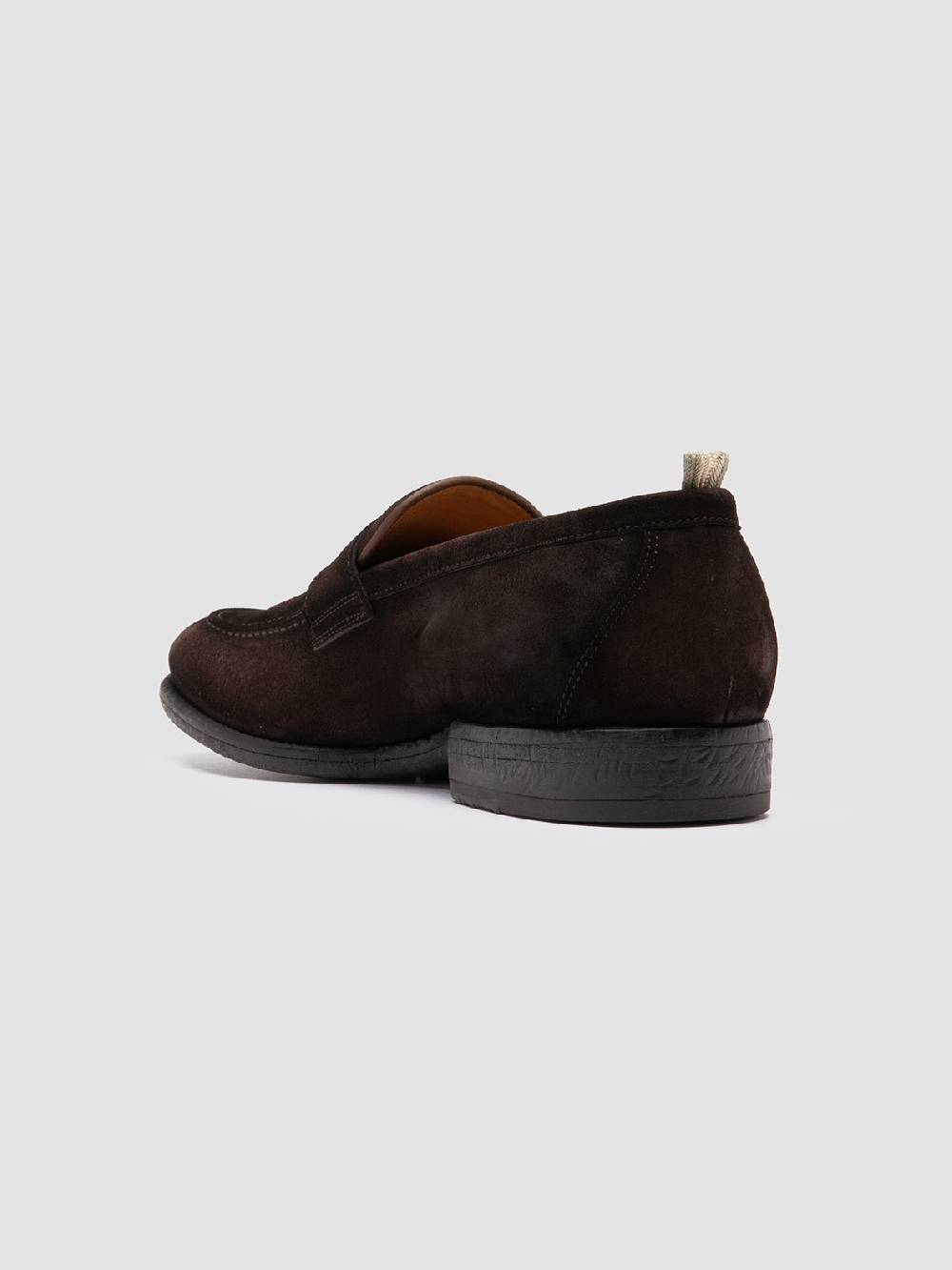 Officine Creative EMORY 024 Mocassini in Pelle Scamosciata Marrone Shopping Online