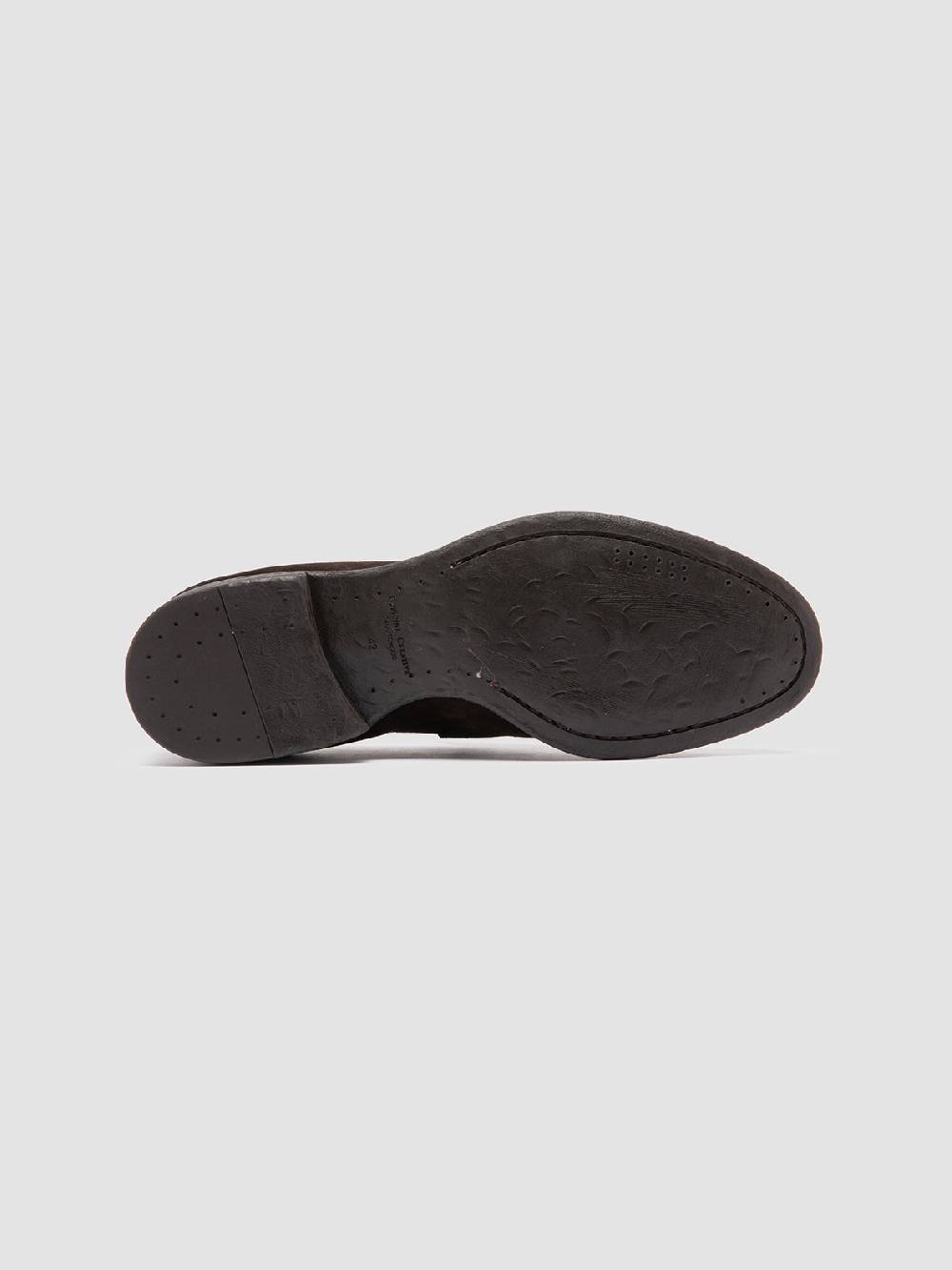 Officine Creative EMORY 024 Mocassini in Pelle Scamosciata Marrone Shopping Online