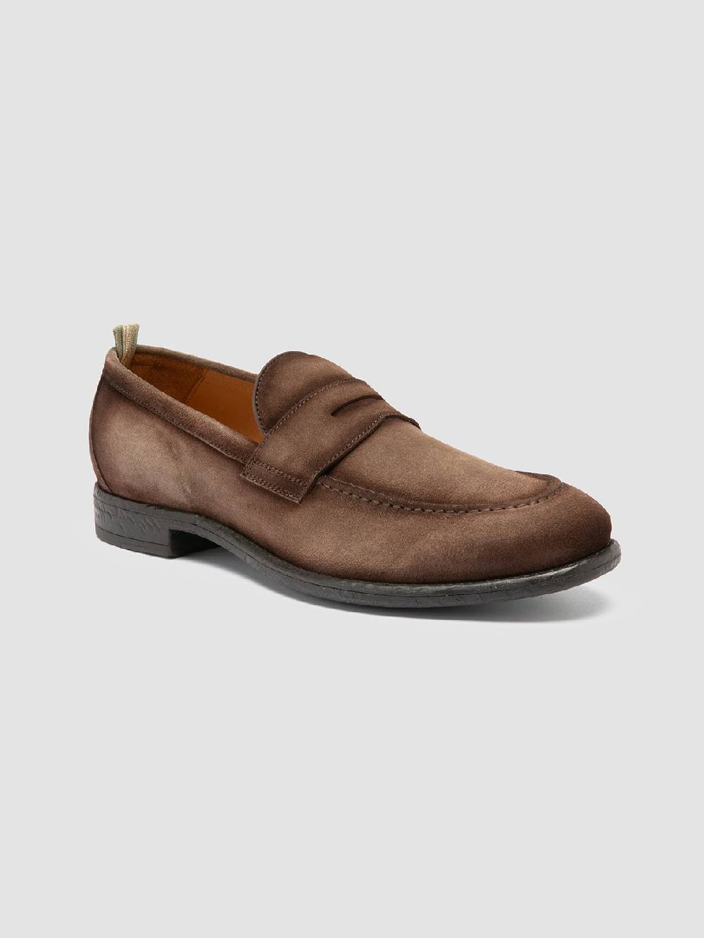 Officine Creative EMORY 024 Mocassini in Pelle Scamosciata Marrone Affare Del Giorno
