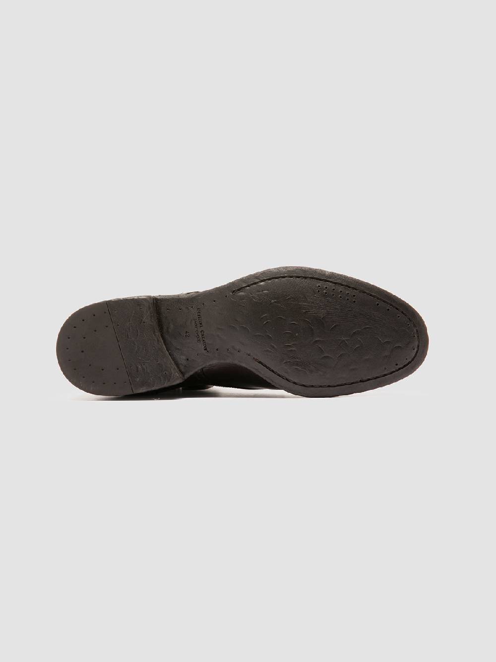 Officine Creative EMORY CAOU 014 Stivali Marrone Scuro in Pelle Sottocosto