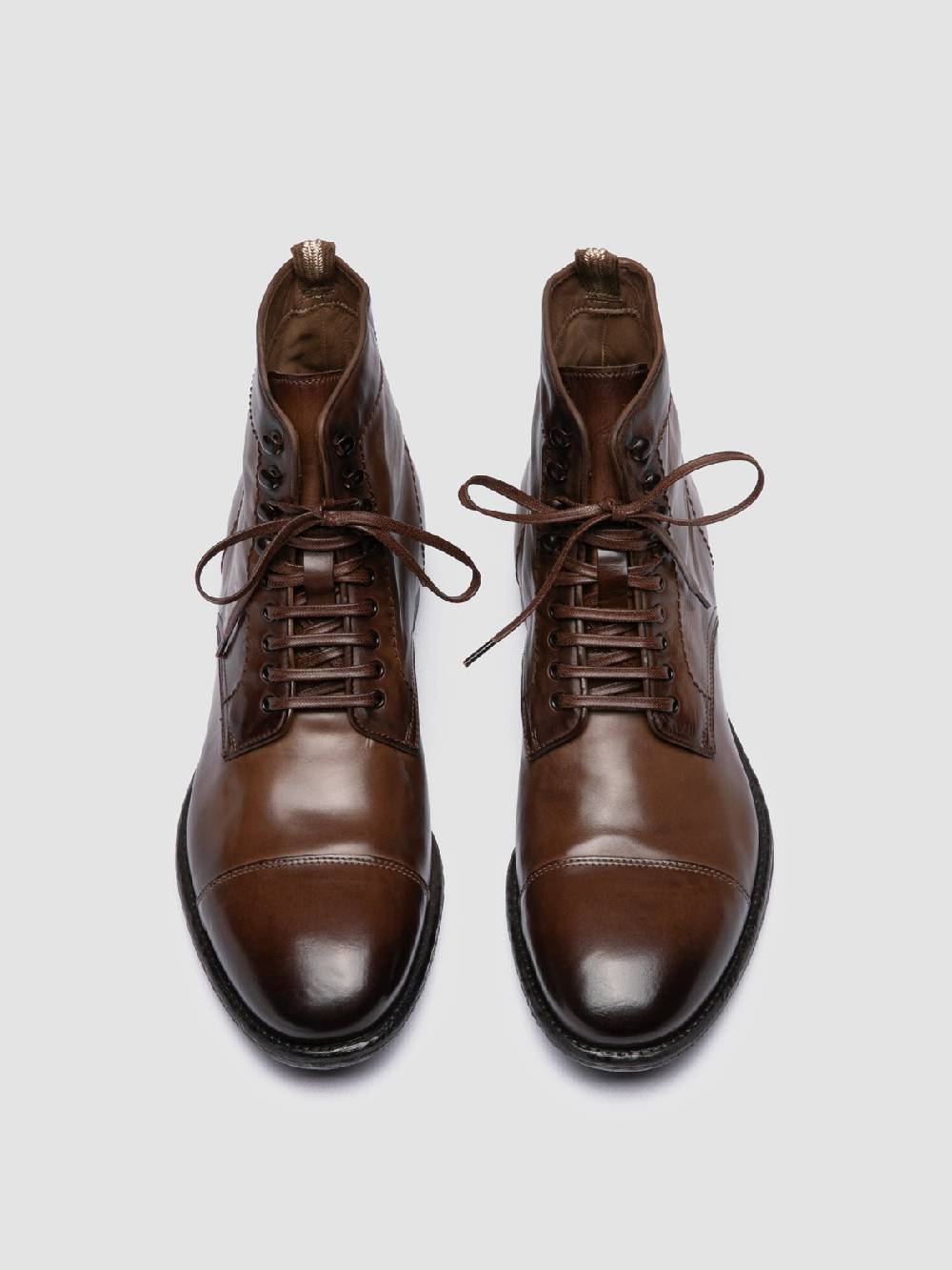 Officine Creative EMORY CAOU 014 Stivali Marrone Chiaro in Pelle Convenienza