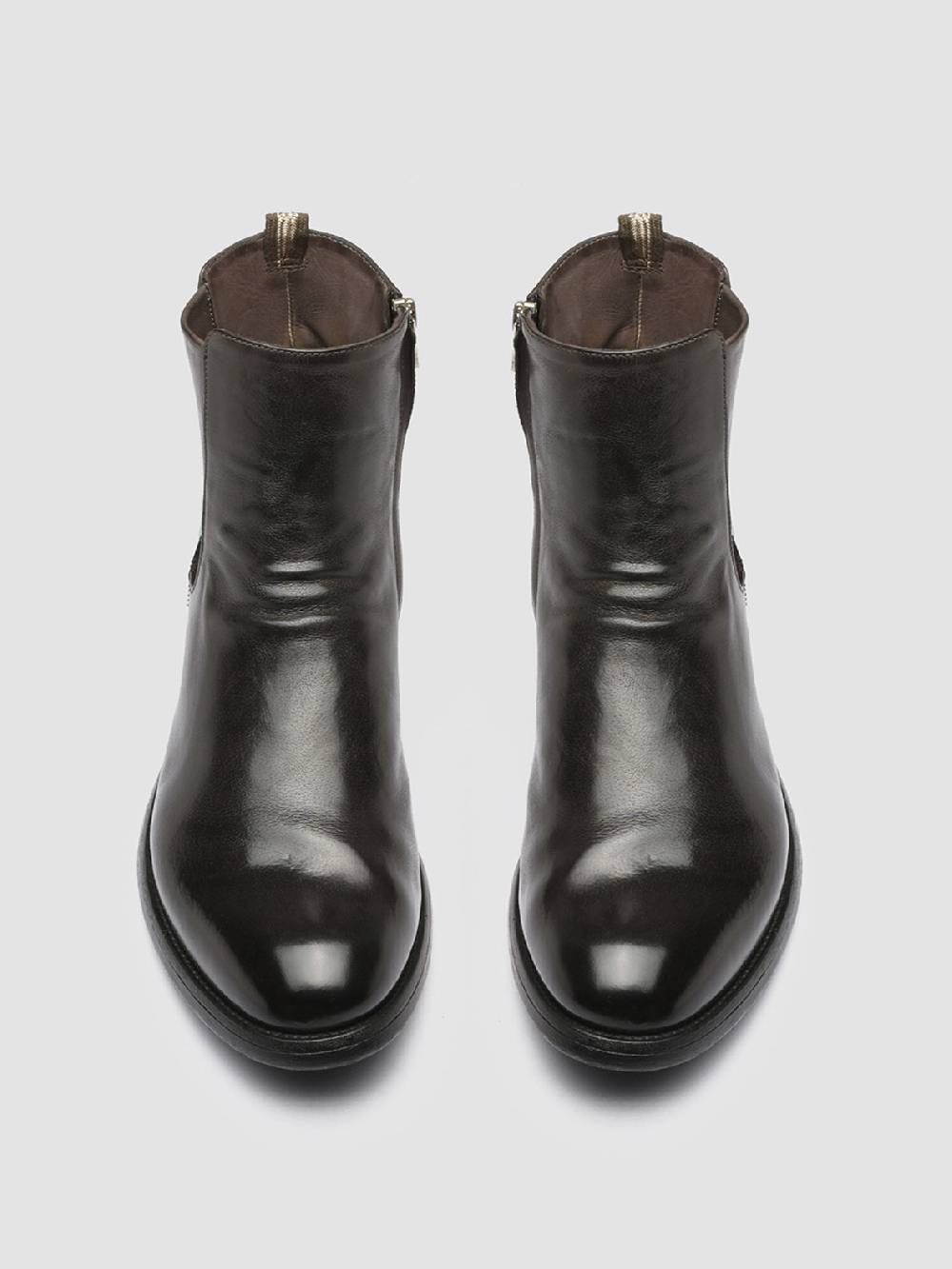 Officine Creative HIVE 036 Stivaletti in Pelle Grigia Sconto