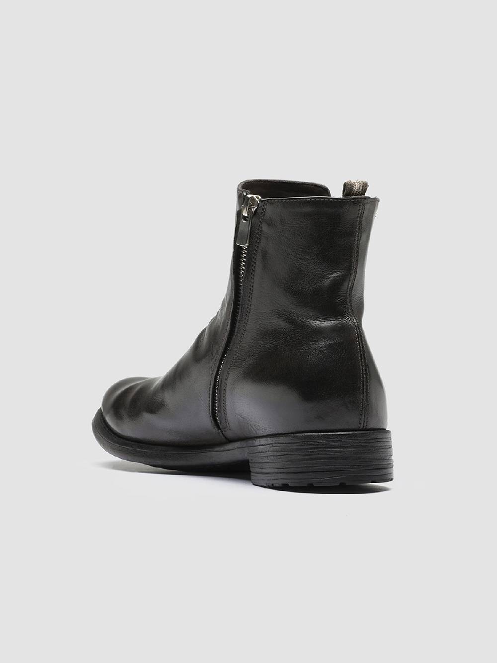 Officine Creative HIVE 036 Stivaletti in Pelle Grigia Sconto