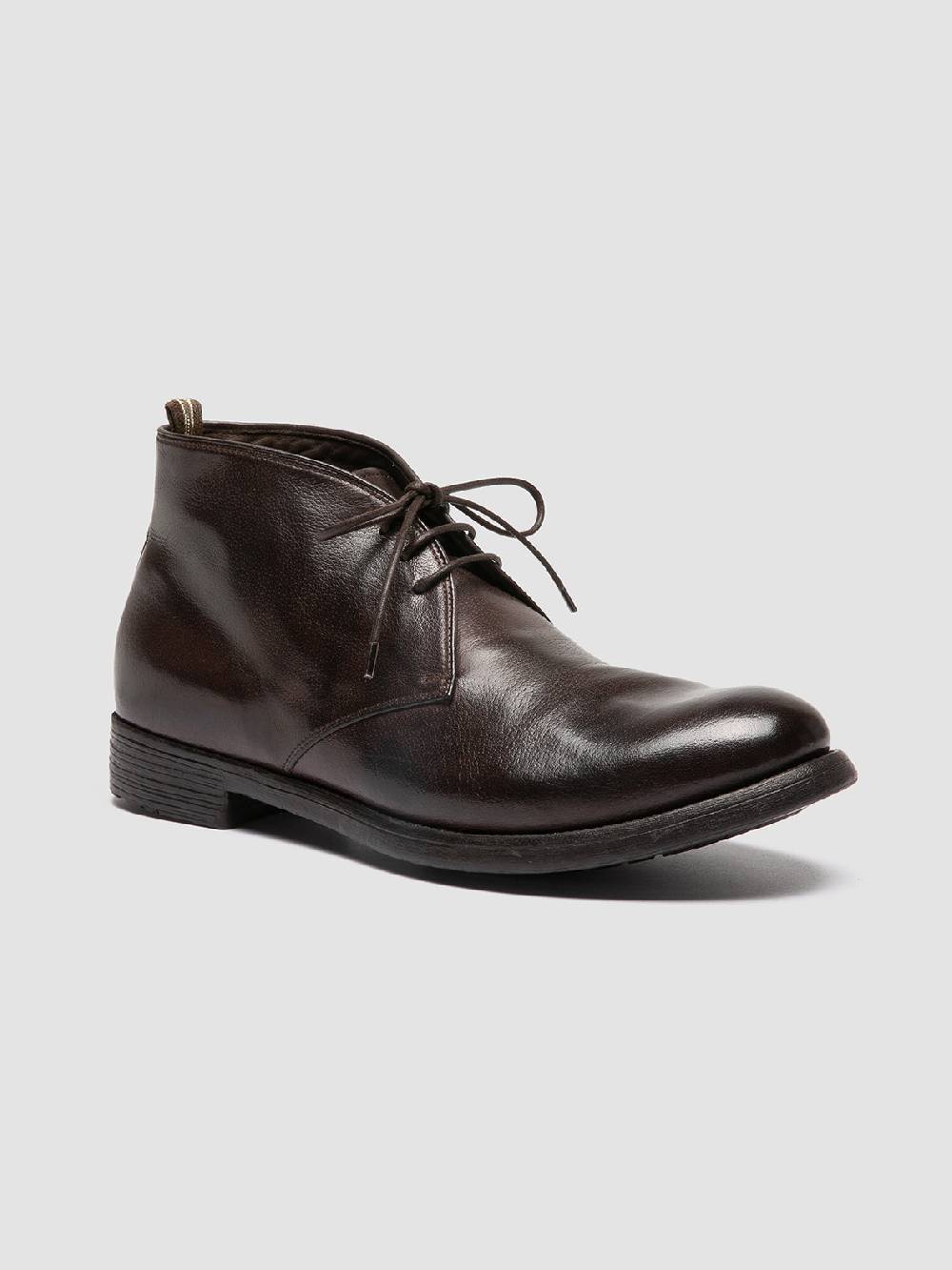 Officine Creative HIVE 050 Stivali Chukka in Pelle Marrone Offerta