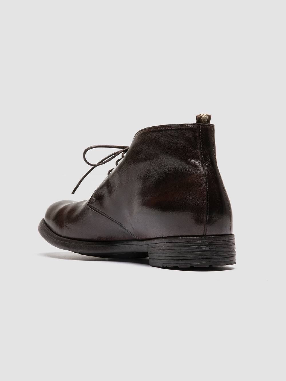Officine Creative HIVE 050 Stivali Chukka in Pelle Marrone Offerta