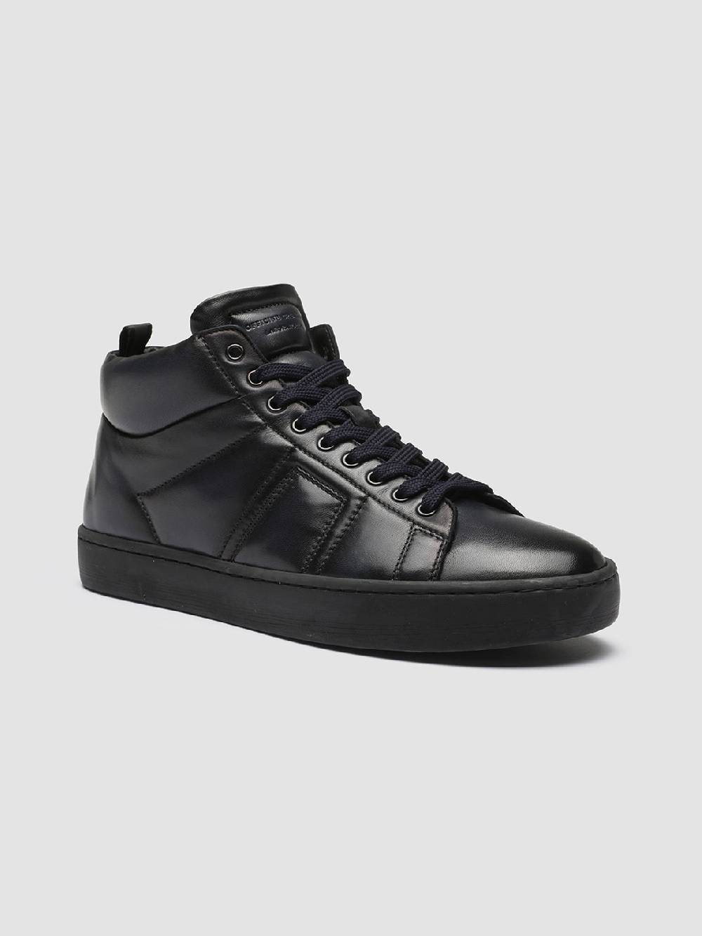Officine Creative KILIM 002 Sneaker in Pelle Blu Economico
