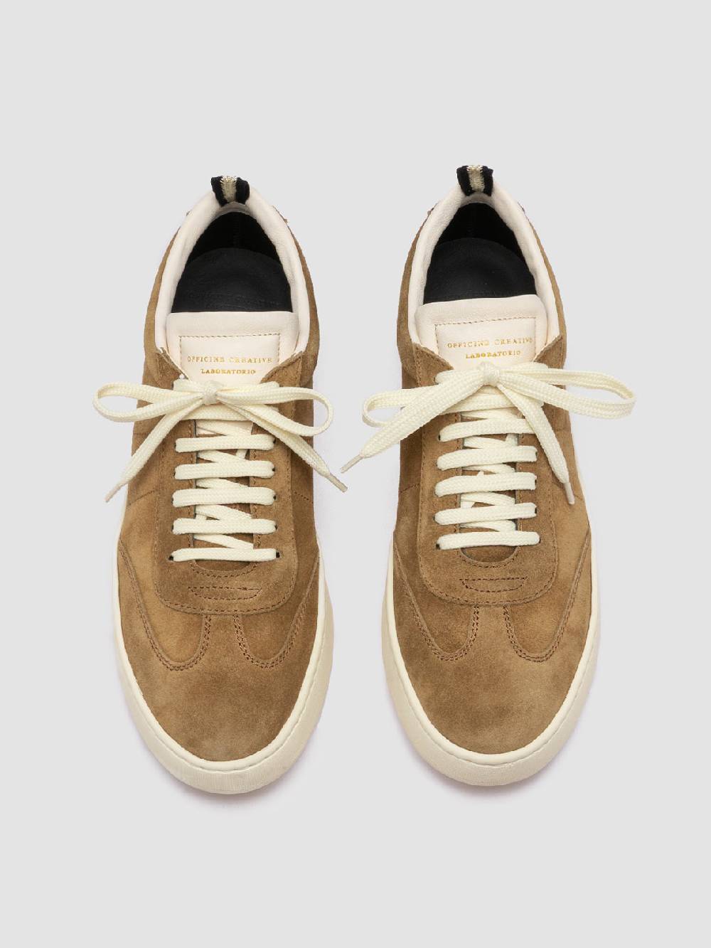 Officine Creative KOMBI 003 Sneaker in Pelle Scamosciata Marrone Online