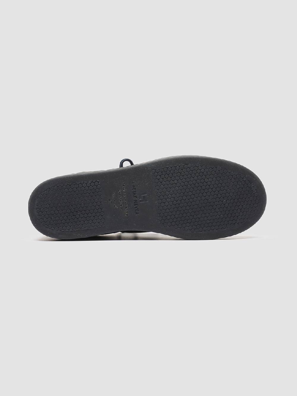 Officine Creative KOMBINED 001 Sneaker Basse in Camoscio e Pelle Blu Outlet