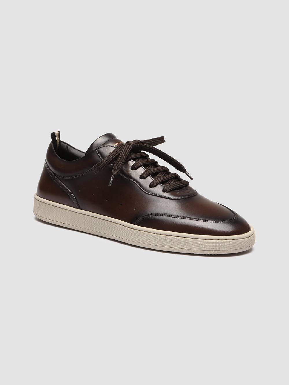 Officine Creative KRIS LUX 001 Sneakers in Pelle Marrone Saldi
