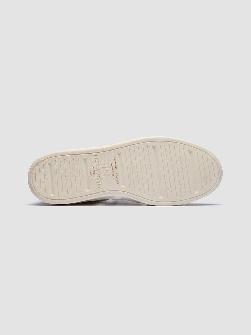 Officine Creative KRIS LUX 001 Sneakers in Pelle Liscia e Scamosciata Bianca Offerte