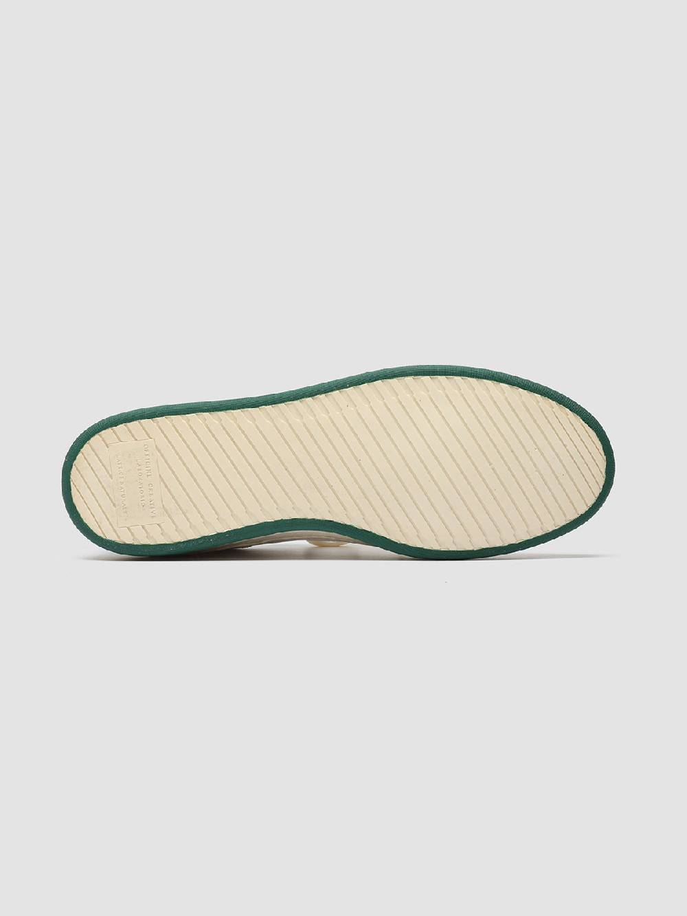 Officine Creative MAGIC 001 Sneakers in Pelle e Camoscio Bianco Vendita Calda
