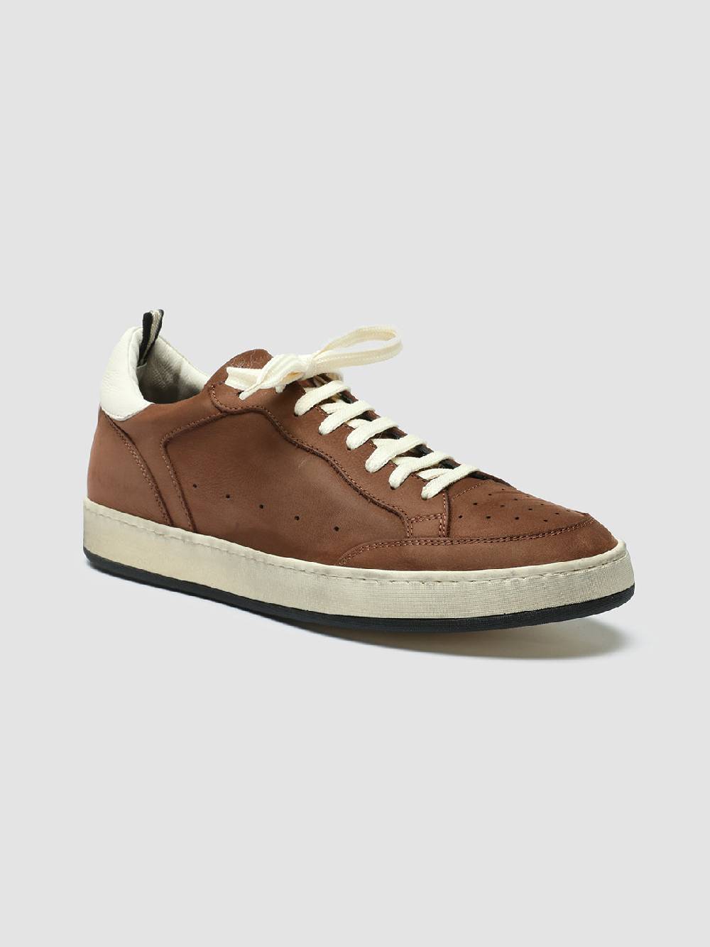 Officine Creative MAGIC 002 Sneakers in Nabuk Marrone Vendita Economica