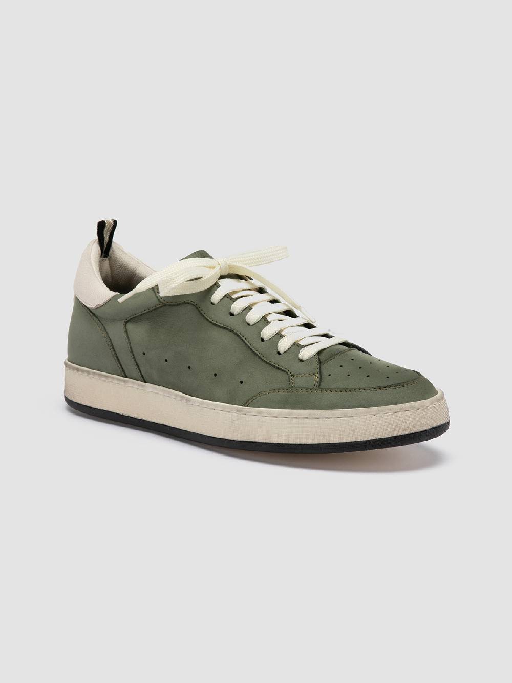 Officine Creative MAGIC 002 Sneakers in Nabuk Verde Saldi Di Fabbrica