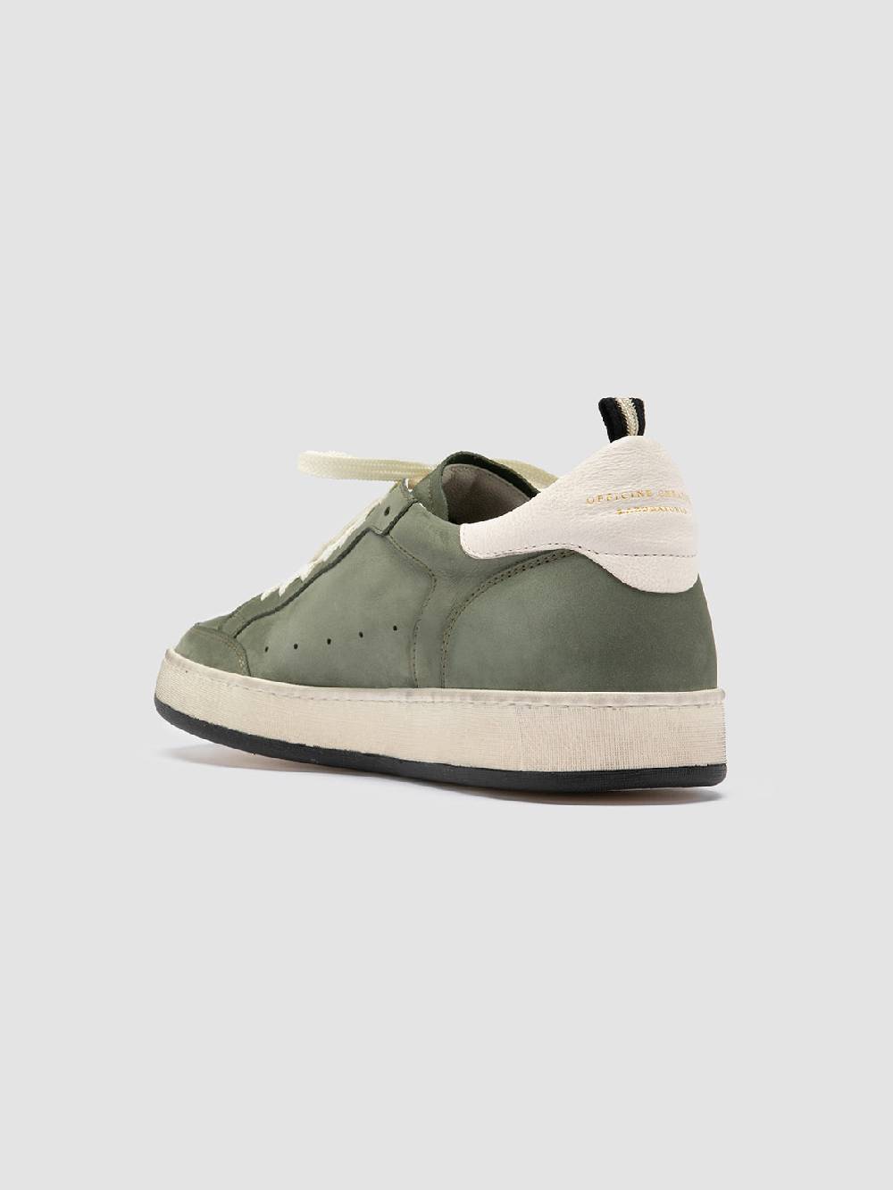 Officine Creative MAGIC 002 Sneakers in Nabuk Verde Saldi Di Fabbrica