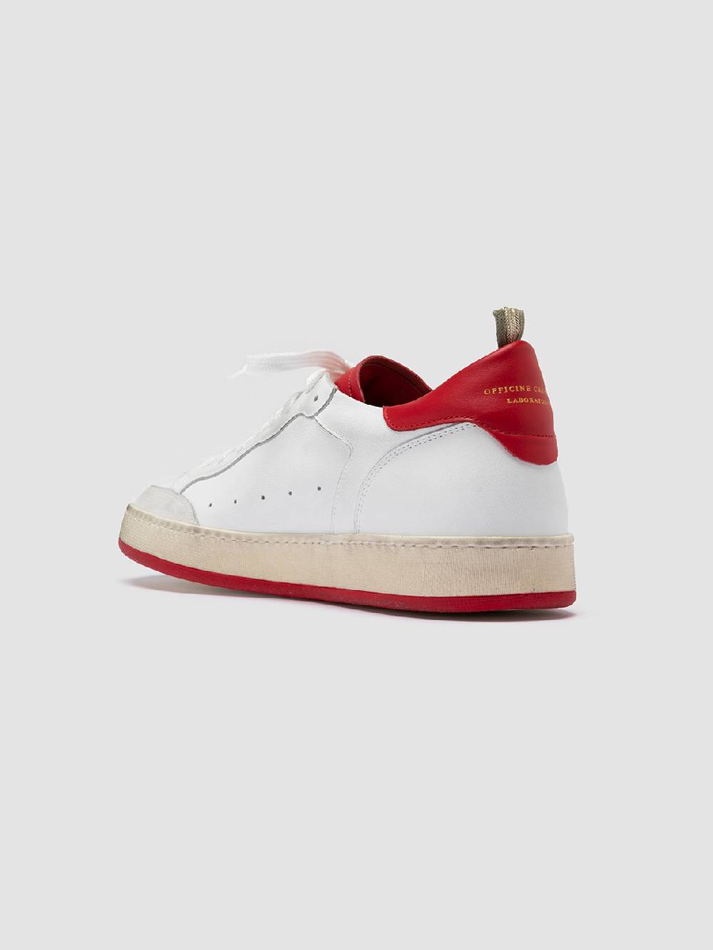 Officine Creative MAGIC 008 Sneakers Basse in Pelle e Camoscio Bianca I Più Venduti